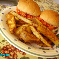 Cajun Spicy Potato Wedges Recipe | Allrecipes image