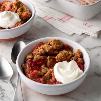 Strawberry Rhubarb Dump Cake Recipe: How to Make It image