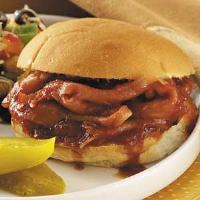 Quick Barbecued Ham Sandwiches Recipe: How to Make It image