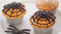 Spiderweb Cupcakes Recipe - BettyCrocker.com image