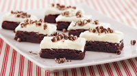 Double Mint Brownies Recipe - BettyCrocker.com image