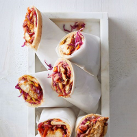 Barbecue Chicken & Coleslaw Wraps - Recipes | Pampered ... image