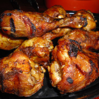 Lemon and Black Pepper Marinated Grilled Chicken Legs image