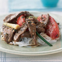 Chinese Five-Spice Steak with Rice Noodles Recipe | MyRecipes image