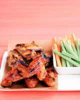 Glazed Chicken Wings Recipe | Martha Stewart image