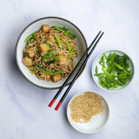 Tofu Teriyaki Noodles Recipe - Good Housekeeping image