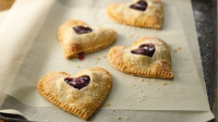 Cherry-Filled Heart-Shaped Pies Recipe - BettyCrocker.com image
