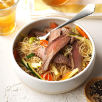 Asian Noodle & Beef Salad Recipe: How to Make It image