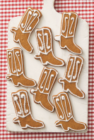 Gingerbread Cowboy Boot Cookies - The Pioneer Woman image