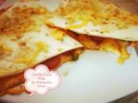 Tortilla Pizza Wrap recipe by Shaheema Khan image