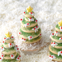 Stacked Christmas Tree Cookies Recipe: How to Make It image
