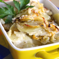 SCALLOPED POTATOES WITH SKIN RECIPES