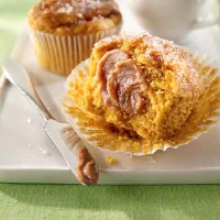 Sparkling Pumpkin Muffins Recipe | Land O’Lakes image