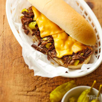 Philly Cheese Pot Roast Sandwiches | Better Homes & Gardens image