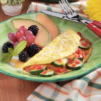 Veggie Cheese Omelet Recipe: How to Make It image