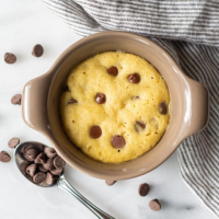 Chocolate Chip Mug Cookie - Gluten Free Cookie in 5 Minutes! image