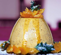 Iced Christmas-pudding mousse recipe | BBC Good Food image