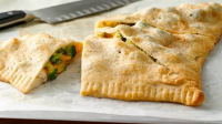 Family-Style Chicken Broccoli Cheddar Calzones Recipe ... image