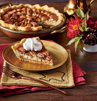 Double-Decker Pecan Cheesecake Pie Recipe | Southern Living image