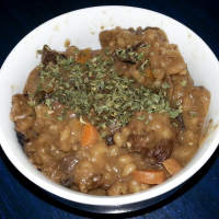 Slow Cooker 5-Mushroom Barley Soup Recipe | Allrecipes image