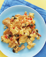 Corn-Tortilla and Egg Scramble Recipe | Martha Stewart image