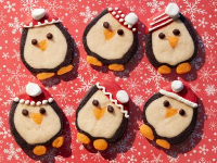 Penguin Slice-and-Bake Cookies Recipe | Food Network ... image
