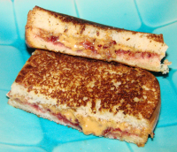 Fried Peanut Butter and Jelly Sandwich Recipe - Food.com image