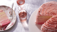 Ombre Strawberry Cake Recipe | Martha Stewart image