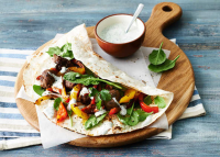 Middle Eastern meatball wraps | Sainsbury's Recipes image