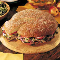 Giant Picnic Sandwich Recipe: How to Make It image