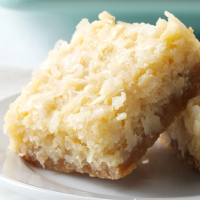 BUTTERY COCONUT BARS RECIPES