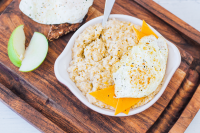 Cheesy Savory Oatmeal – Instant Pot – The Bearded Hiker image