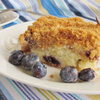 Sour Cream Blueberry Coffee Cake Recipe | Allrecipes image