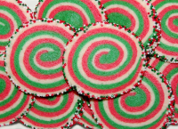 CHRISTMAS COOKIES WITH RED AND GREEN SPRINKLES RECIPES