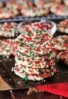 Christmas Sprinkle-Coated Sugar Cookies | The Kitchen is ... image