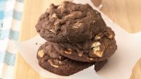 Chocolate Cookies with White Chocolate Chips and Macadamia ... image