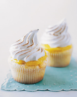 Lemon Meringue Cupcakes Recipe | Martha Stewart image