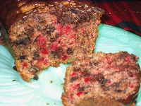 Decadent Chocolate Cherry Fruit Cake Recipe by Joann ... image