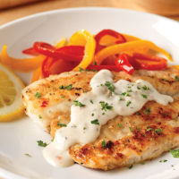 Pan-Fried Fish with Creamy Lemon Sauce for Two Recipe ... image