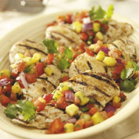 Grilled Chicken with Salsa Recipe: How to Make It image