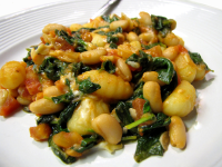 Skillet Gnocchi With Spinach & White Beans Recipe - Food.com image