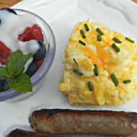 Cheesy Oven Scrambled Eggs Recipe | Allrecipes image