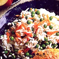 Rice and Green Pea Side Dish Recipe: How to Make It image