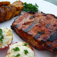 Smoky Grilled Pork Chops Recipe | Allrecipes image