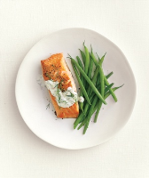 Salmon With Dill Sauce Recipe | Real Simple image