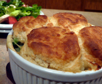 Biscuit-Topped Chicken Pot Pie Recipe - Food.com image