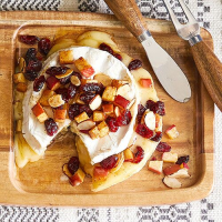 Baked Brie with Apples & Cranberries - Recipes | Pampered ... image