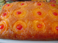 Peachy Pineapple Upside-Down Cake Recipe - Baking.Food.com image