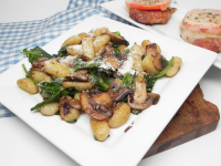 Pan-Fried Gnocchi with Mushrooms and Arugula Recipe ... image