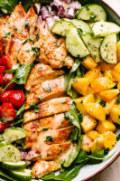 Mango Chicken Salad Recipe with Homemade Dressing | Diethood image